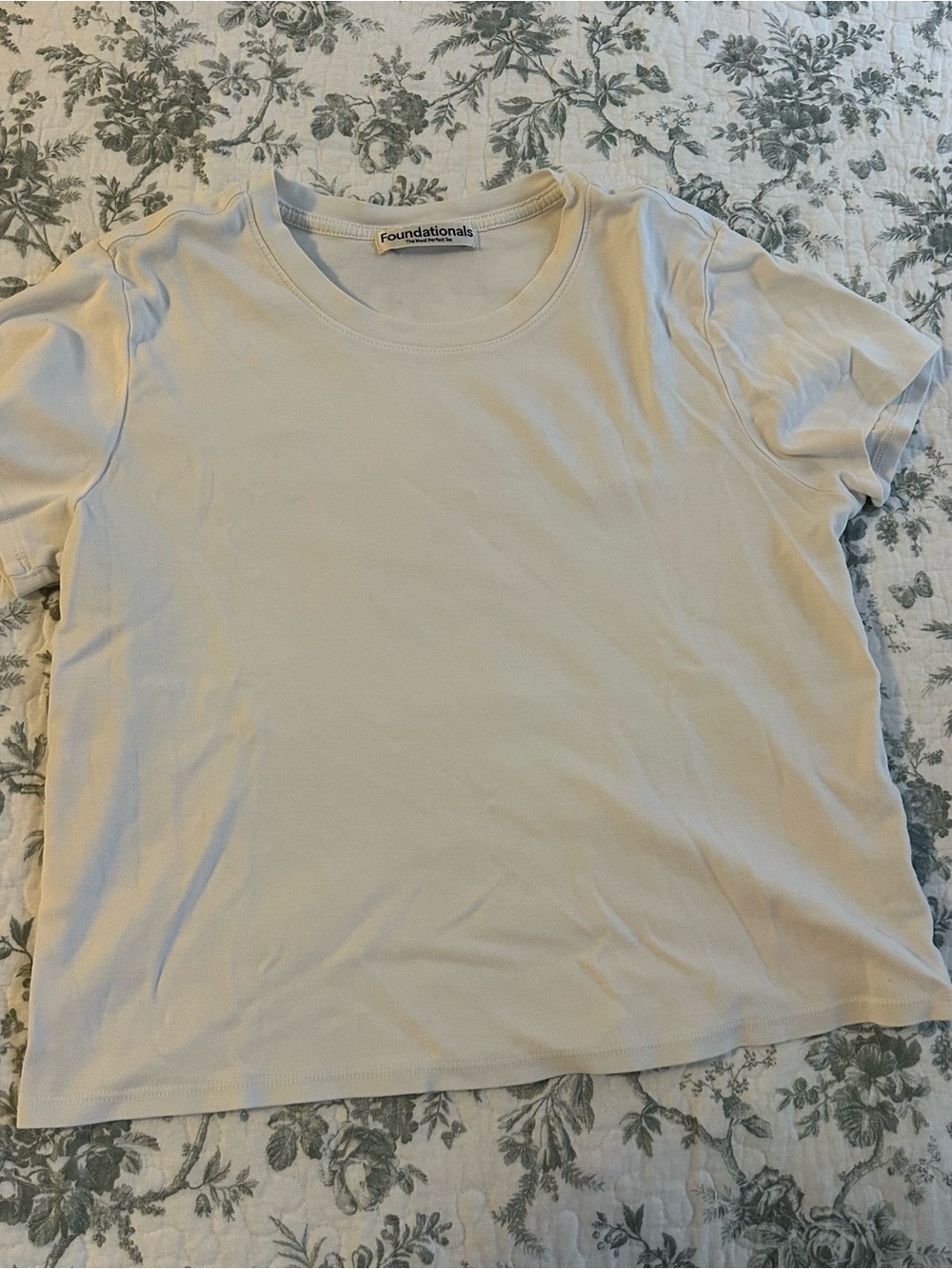 White The Foundationals Tee